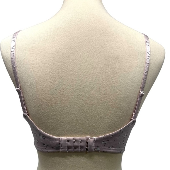 Victoria’s Secret Floral Lavender Lightly Padded Underwire Bra Women’s 32DDD - Picture 5 of 10